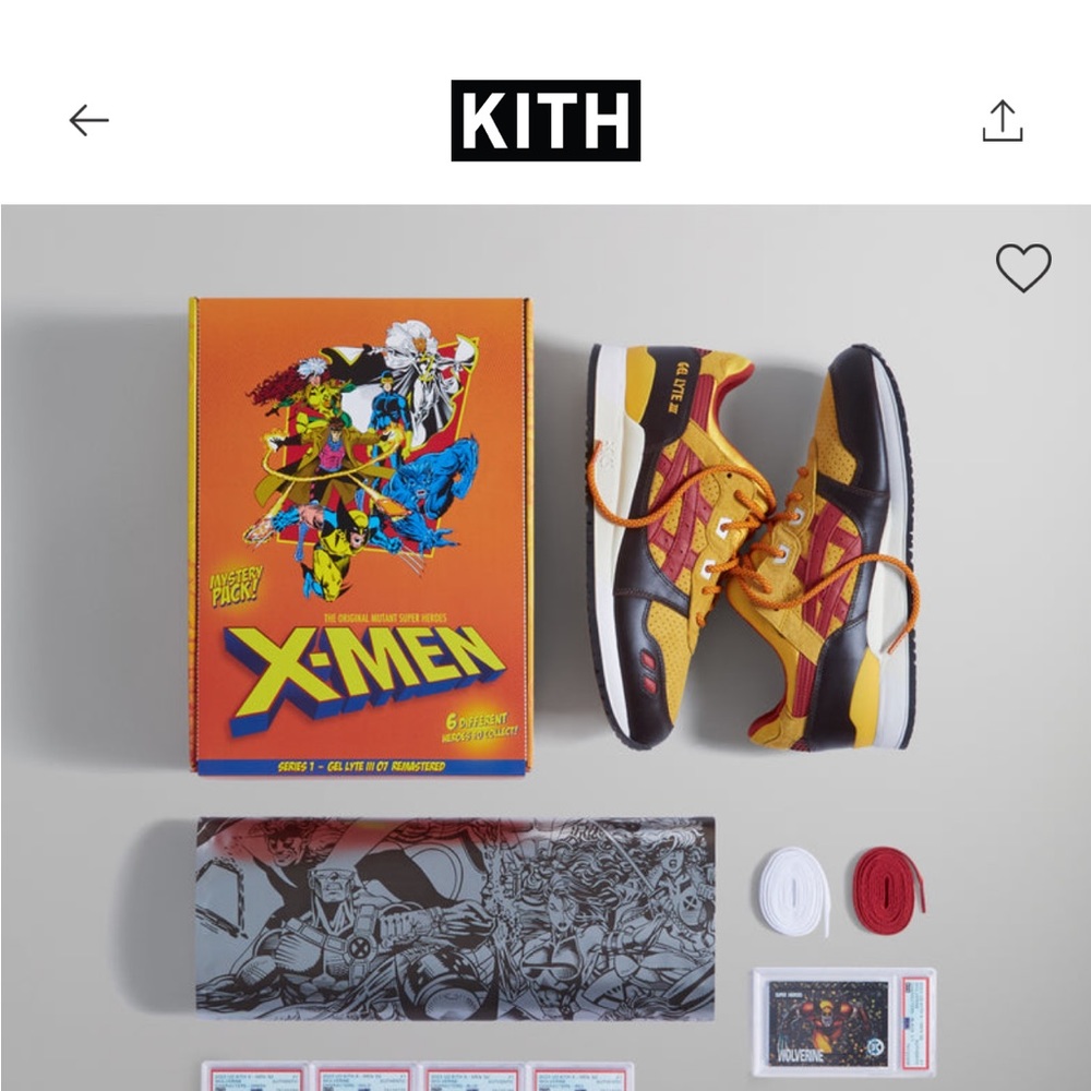 Asics Marvel x Kith Gel-Lyte III Remastered - Wolverine 1980